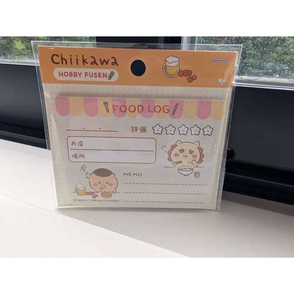 Chiikawa Food Log Hobby Sticky Notes Kurimanju Shisa Brand New US Seller
